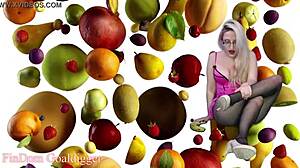 Anal training with a sissy slut in fishnets will make you gay