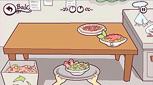 futanari di funghi futa hentai game ep 4 kinky waitress puts cum on pizza