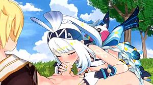 Cute Anime Girl Gets Creampied in 3D Hentai Scene