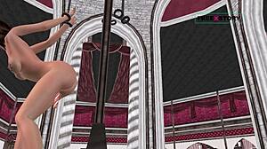 Animated cute solo girl in Tamil audio sex story cartoon