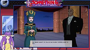 Maid in anime game Something Unlimited Part 145 sucks huge cock