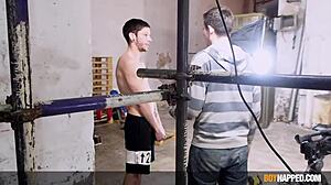 Taylor Mason says, Spitroasted by dildo and Xavier Sibley!