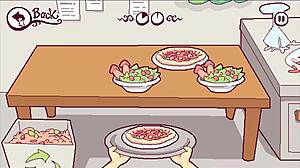 futanari di funghi futa hentai game ep 4 kinky waitress puts cum on pizza