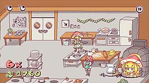 futanari di funghi futa hentai game ep 4 kinky waitress puts cum on pizza