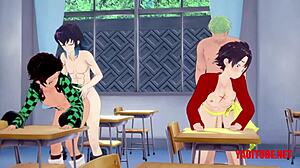 Join the yaoi mega orgy with naruto, deku, and more in this gay porn adventure