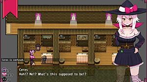 Why is this witch stripping in the men's bathroom?