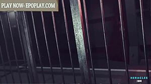 Horny anime girl gets blowjob with big tits and ass in 3D 😍