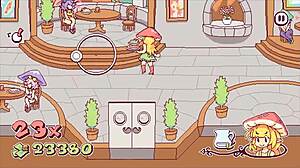 futanari di funghi futa hentai game ep 4 kinky waitress puts cum on pizza