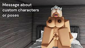 Roblox富家女孩在热辣的hentai中狂野骑乘