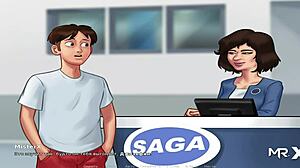 Summertime Saga: girl gets fucked during phone call scene