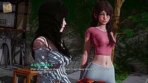 i'm exploring eternum 212, a mature 3d anime game with sexy outfits and huge tits