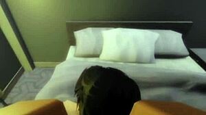 哇，这个同性恋出轨Roblox荡妇在3D动漫合集中戴绿帽你！😈🍆