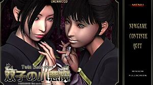 twin succubus gets big cock cum in ep 5