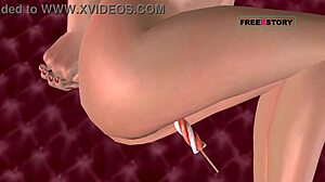 Animated cute solo girl in Tamil audio sex story cartoon