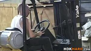 Gay hunk dominates with raw black cock ride in intense scene