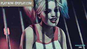 Horny anime girl gets blowjob with big tits and ass in 3D 😍