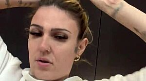 Why does the gym crossdresser get so aroused by sweaty transparent shirt?