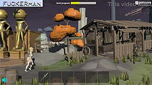 futanari hardcore anal in ero ring gameplay action