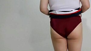 I squirted massively in my cheer costume for the second time in this big squirt edition