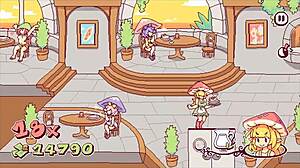 futanari di funghi futa hentai game ep 4 kinky waitress puts cum on pizza