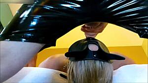 Backside throat action part 2, she’s gagging hard! 😈