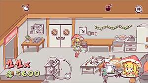 futanari di funghi futa hentai game ep 4 kinky waitress puts cum on pizza