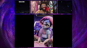 Marie and callie take turns riding a creamy cock in hentai game