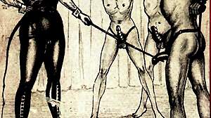 Vintage erotic drawings bring steamy fantasies to life