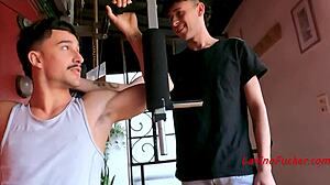 拉丁Dimitry Simonit和Dragon Rojo猛肛狂捅