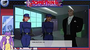 Maid in anime game Something Unlimited Part 145 sucks huge cock