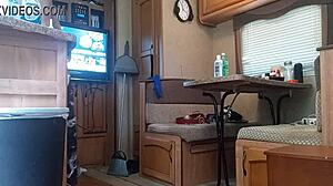 Friends Camping Alone In Wilderness