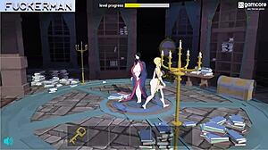 futanari hardcore anal in ero ring gameplay action