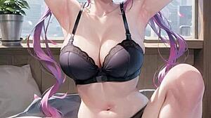 Hey, check out this 3d animated ai wife stripping naked inside an american truck with pussy masturbation and asmr sounds! 😏🍑