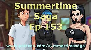 Summertime saga episode 153 with cartoon teens 😊
