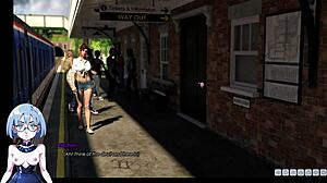 Playing Lust Academy Visual Novel Ep 4 with Huge Tits! 😏