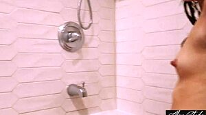 Business Trip Turns Into Cheating Wife’s Hot Shower Sex in POV Action