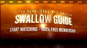 Brooklyn Daniels Sucks Huge Cum Mouthful