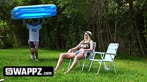 Swappz game night! Truth or dare sparks wild milf swapping fuck fest!