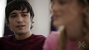 Missax star Melody Marks uses her words while getting deepthroated in socks. Her small tits bounce with every thrust.