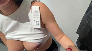 asked the store clerk for a quick blowjob in fitting room