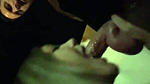 Public Gloryhole Action Turns Into Sticky Cum Walk Adventure