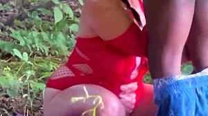 pawg mystic ginger gets drilled by trotzilla in outdoor missionary.