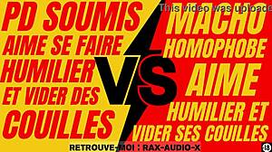 French Master Dominates Weak Gay Sub!