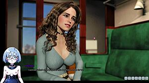 Playing Lust Academy Visual Novel Ep 4 with Huge Tits! 😏