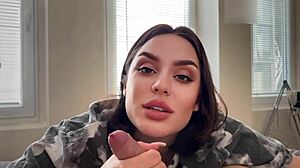 Hot Russian Girl Bent Over Doggystyle on First Date at Home