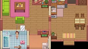 uhh, hentai game daily life, i bang her in bathroom, spy at school pool!