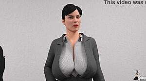 Wife Betrays Husband with Threesome for Job Promotion Deal