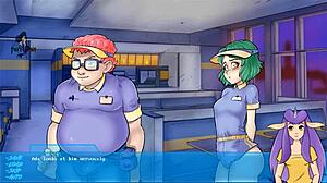 Night lessons part five features big boob humiliation with huge monster instruction in group comic game setting