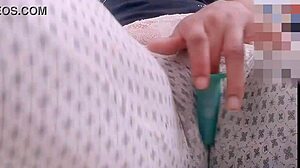 she brought intense pleasure with a monster cock drilling her milf ass and pussy