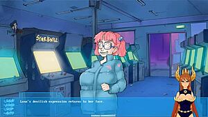 Night lessons part five features big boob humiliation with huge monster instruction in group comic game setting